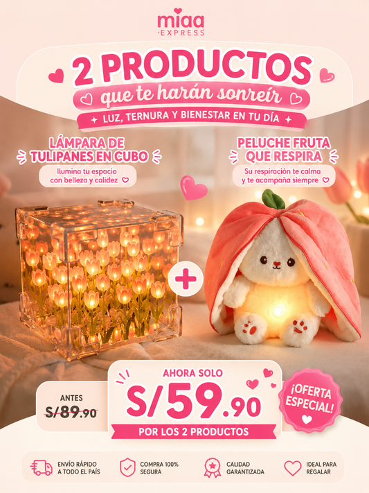 peluche fruta que respira